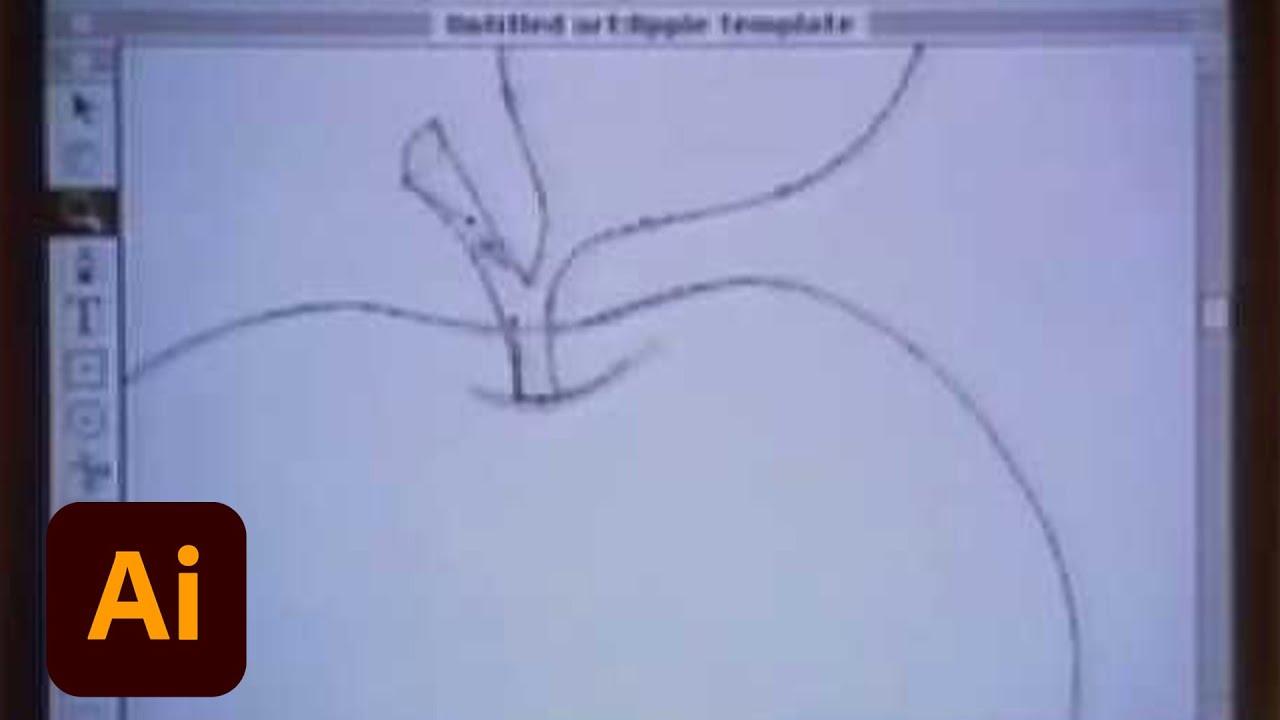 John Warnock Demonstrates Apple Drawing with Pen Tool 🍏