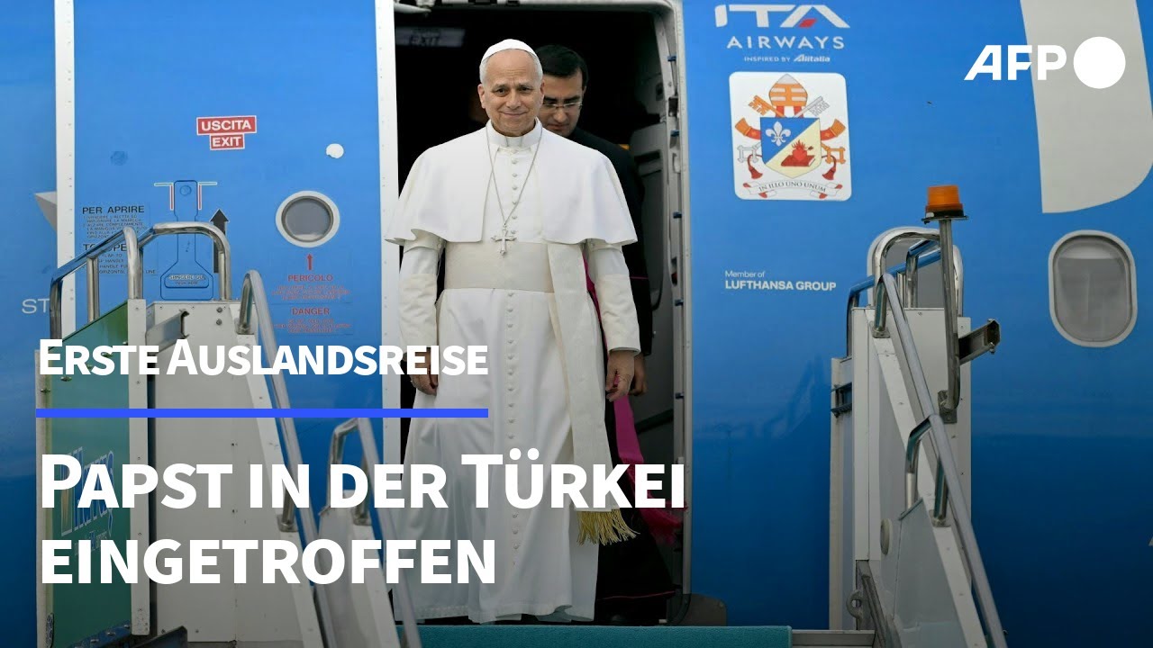 Papst Leo XIV. in der Türkei auf erster Auslandsreise 🌍