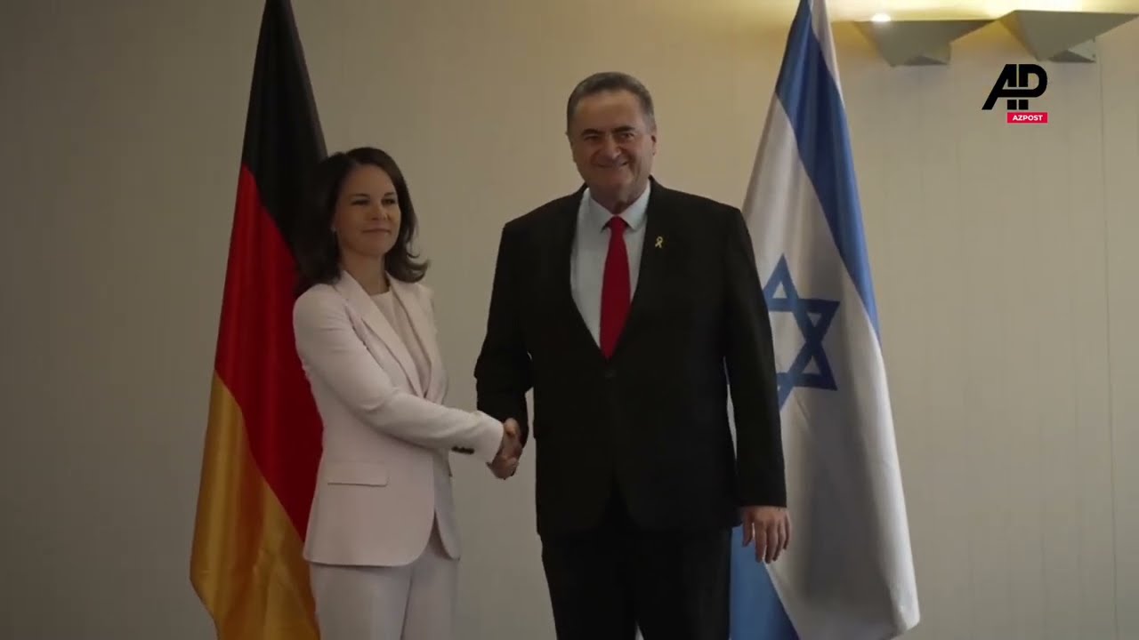Israeli Foreign Minister Israel Katz Meets with German Foreign Minister Annalena Baerbock