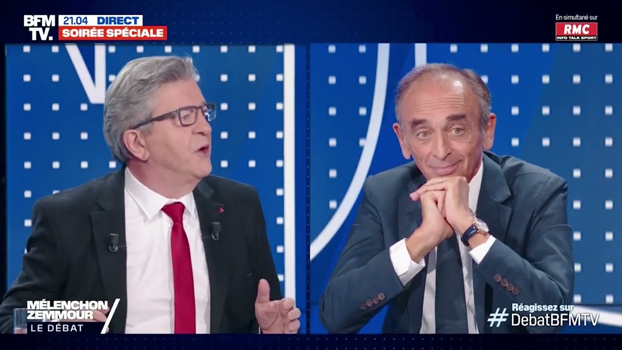 Mélenchon vs Zemmour - Résumé du Débat