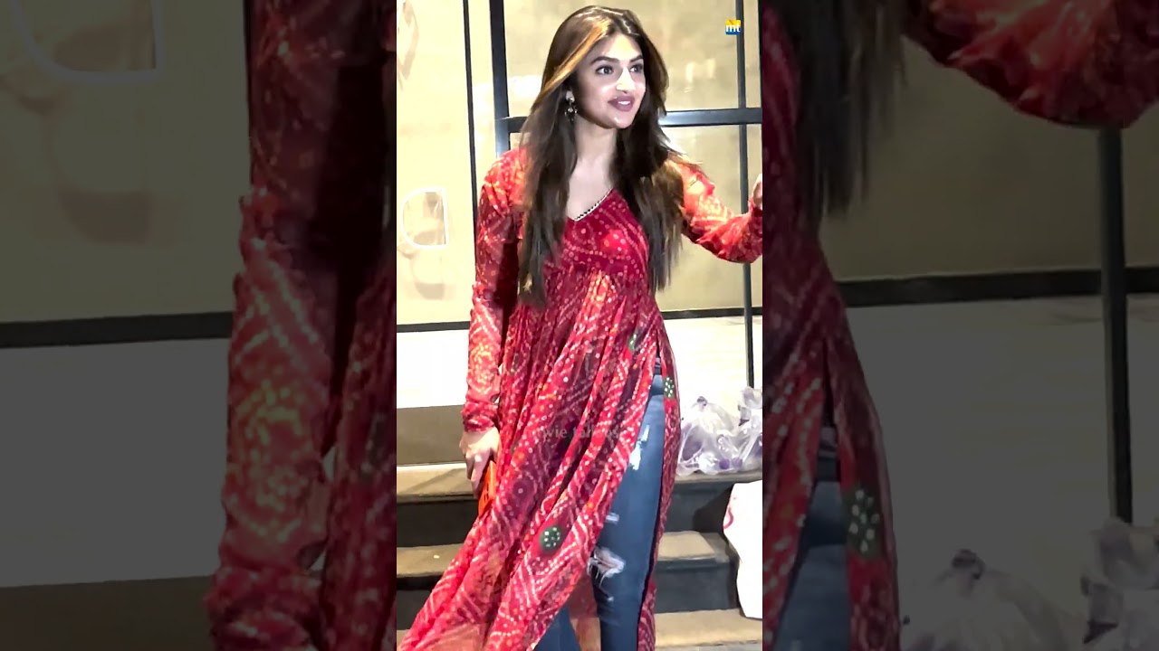 South Actress Sreeleela in Kurti-Jeans at Auron Mein Kahandamtha 🎬