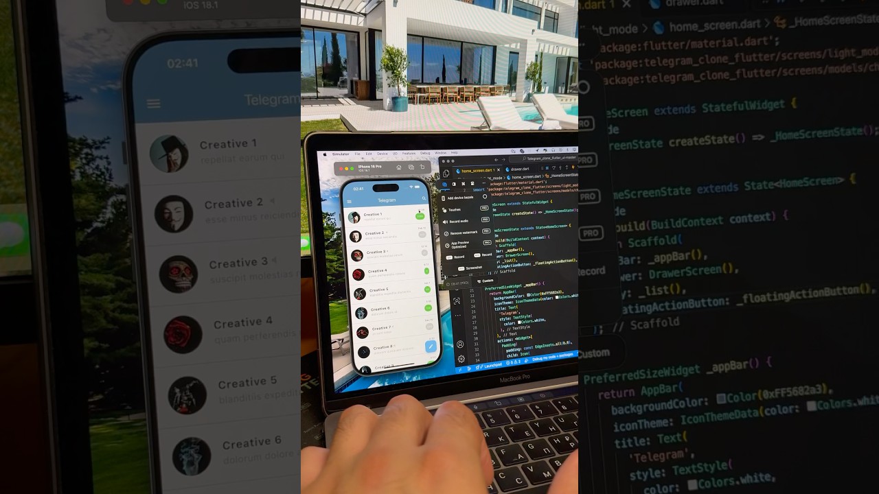 Create a Telegram-Style Chat App in Flutter in Just 10 Seconds! 🚀