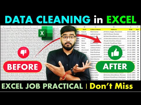 🔥 Excel Data Cleaning Hacks | Data Cleaning Tricks in Excel | Excel Tutorial