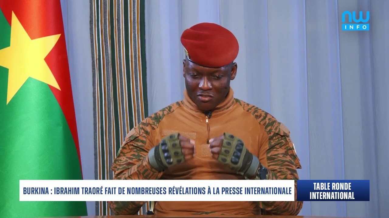Burkina: Ibrahim Traoré fait des révélations à la presse 🌍