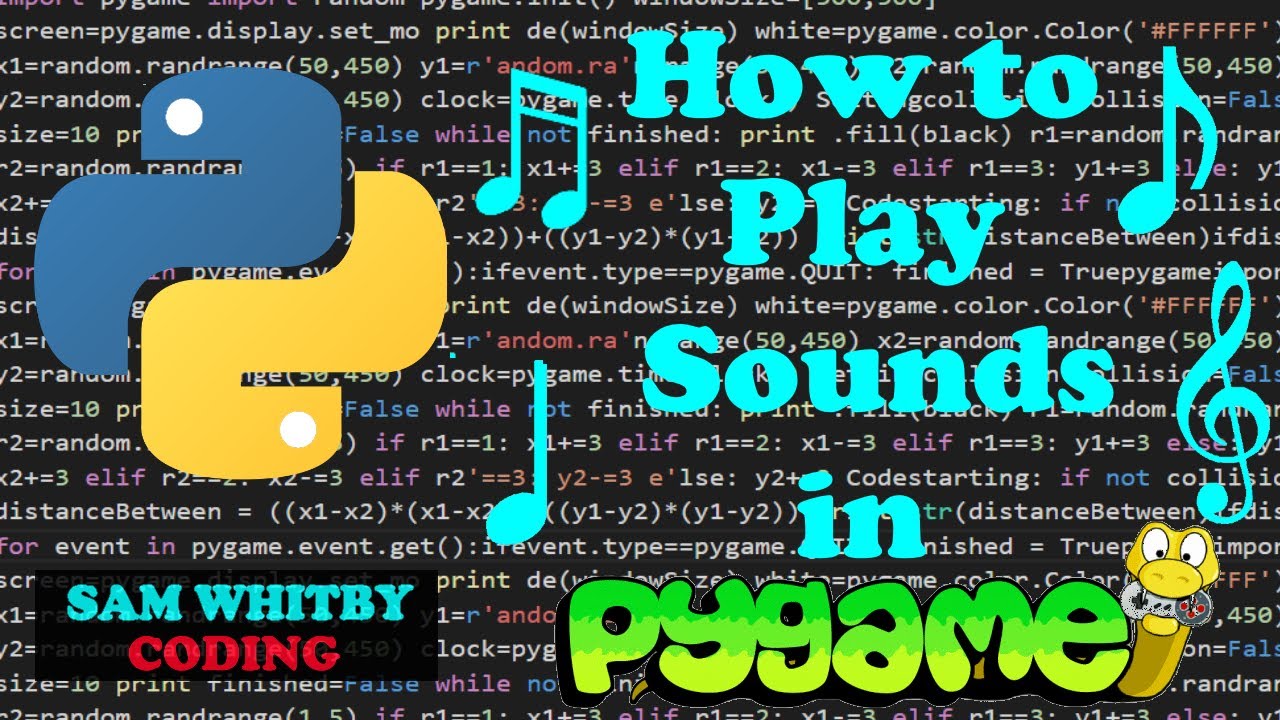 How to Play Sounds in Pygame
