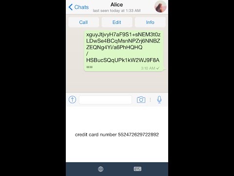 Decrypt messages using Secure Text Keyboard for iPhone