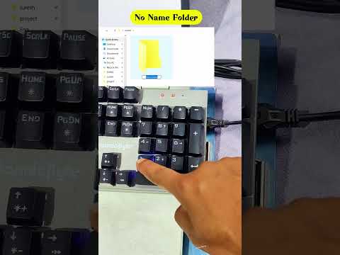 How to Create a Folder With No Name in Windows – Secret Trick Revealed #WindowsTricks #FolderHacks