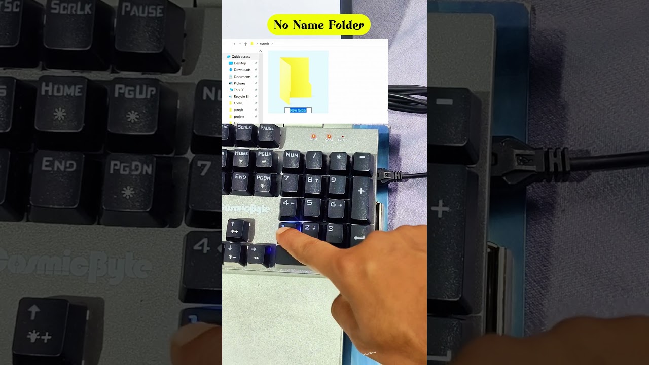 Create a Hidden No-Name Folder in Windows Easily 🗂️