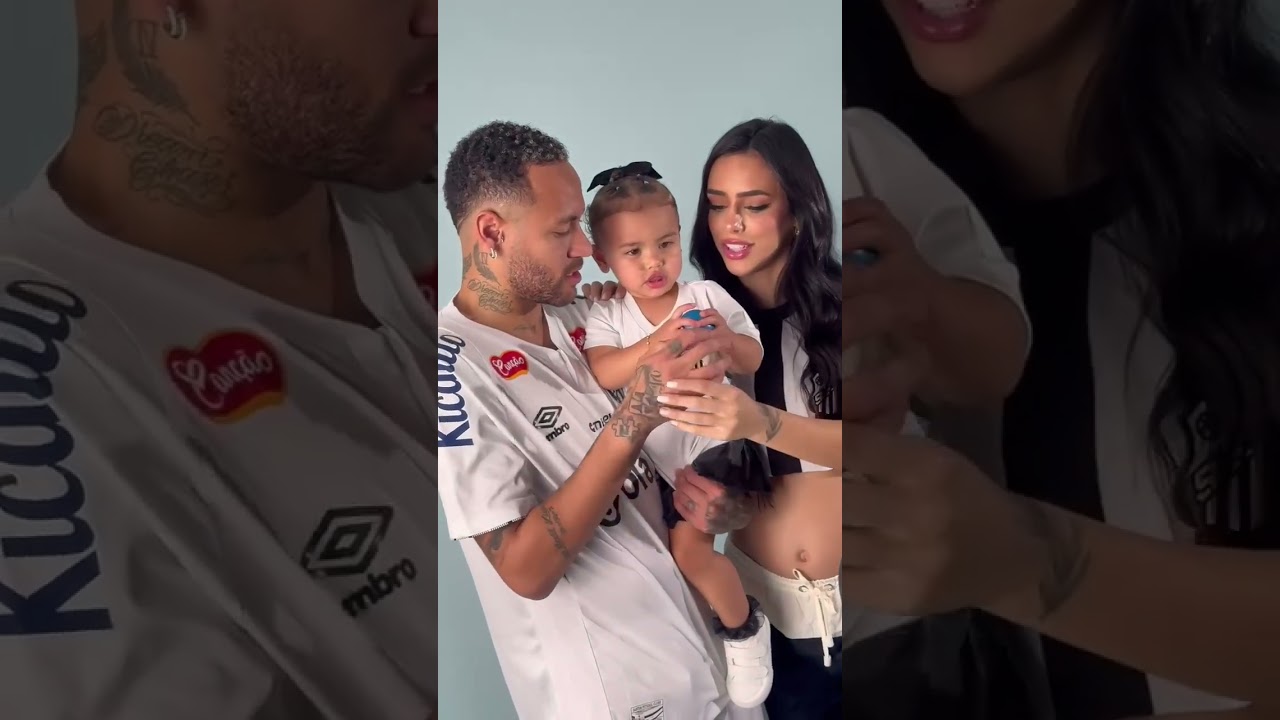Filha do Neymar é a Fofura do Santos! 😍 | #shorts
