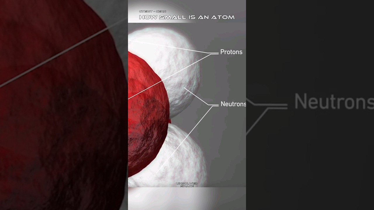 How Small is an Atom #science #sciencefacts