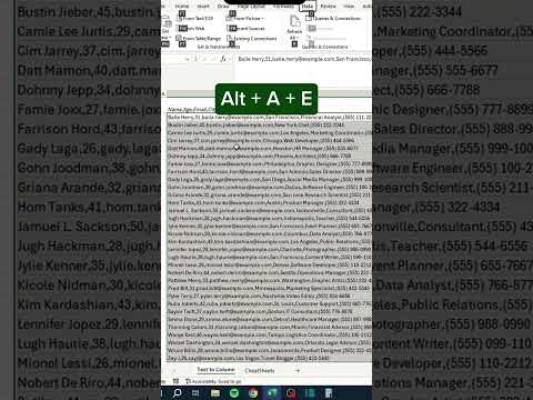 How to Instantly Clean Messy Excel Data ExcelTips #ExcelHack #datacleaning