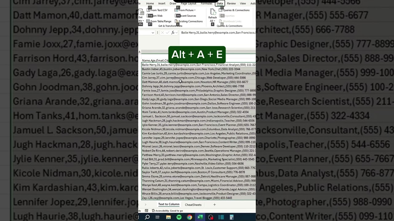 Quick & Easy Way to Clean Up Messy Excel Data in Seconds 🧹