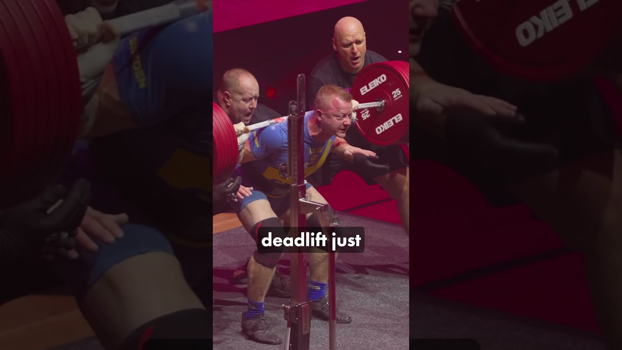 Sheffield 2025 Powerlifting Record Breaks 93kg Total 💪