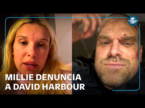 Millie Bobby Brown denuncia a David Harbour por hostigamiento en rodaje de Stranger Things