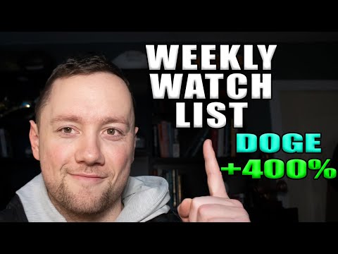 My Weekly Stock Market Watch List