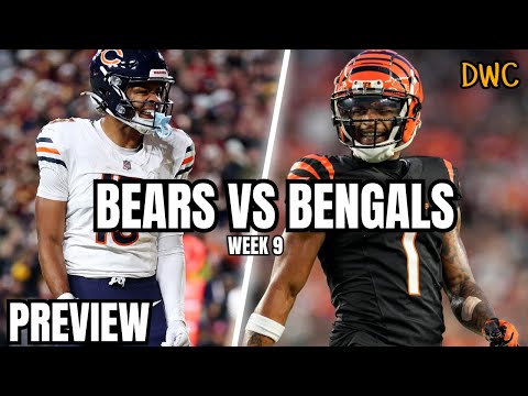 Can Bears Get Back to Winning? Bears vs Bengals Week 9 PREVIEW