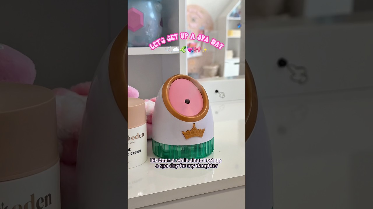 Spa day for my favorite girl 🥹💖✨