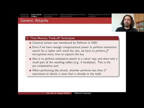 Cryptanalysis 6.2: Generic Attacks