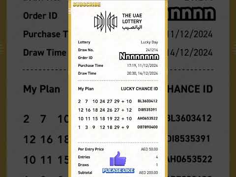 The first time you #dubai #lottery