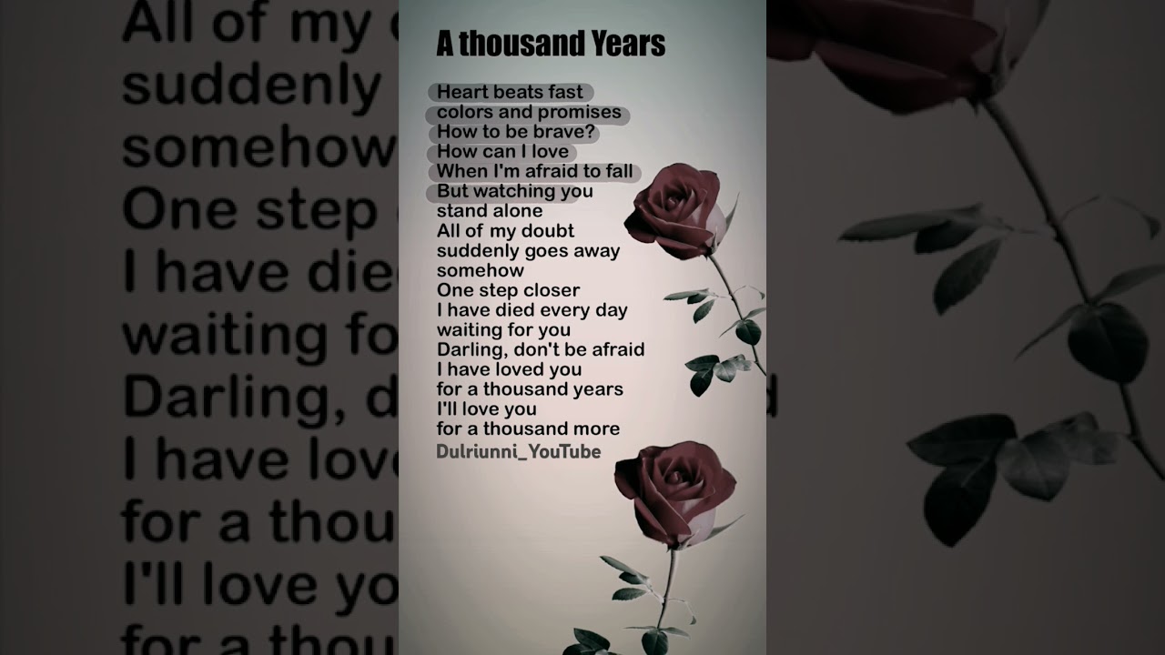 Learn English with Christina Perri's 'A Thousand Years' 🎶