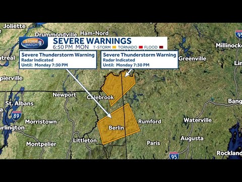 Severe thunderstorm warnings issued in NH