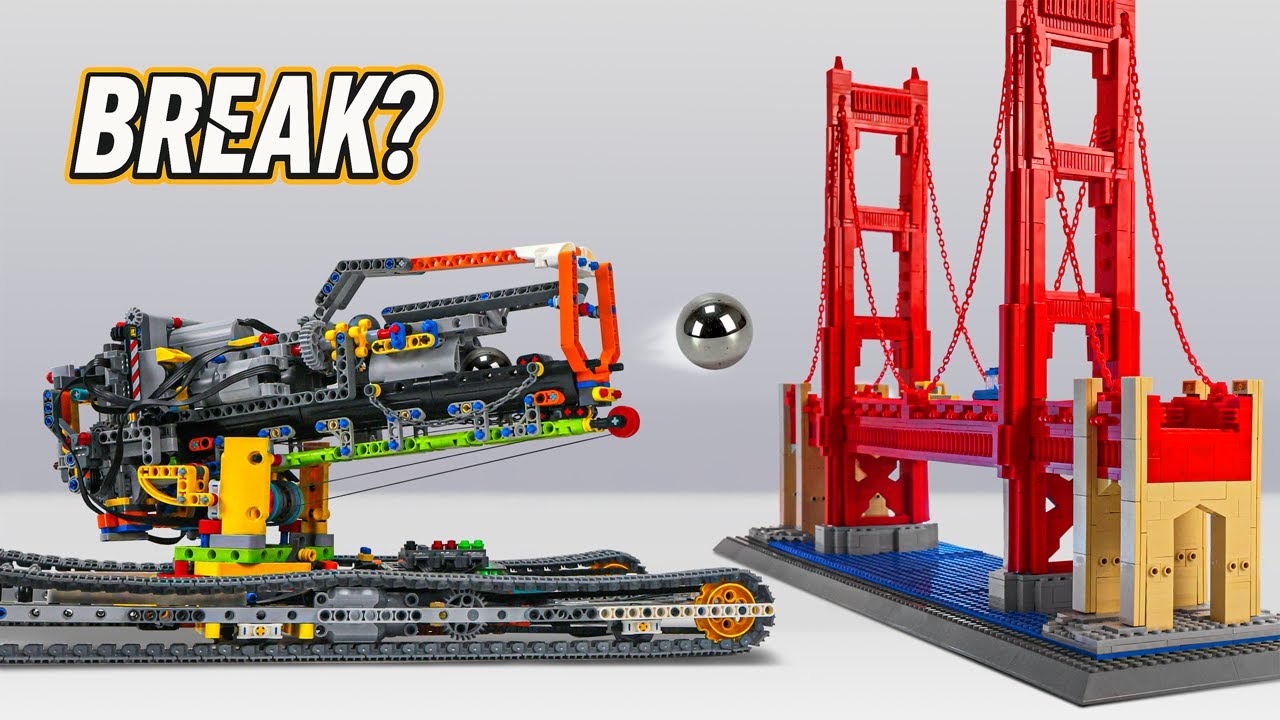 Lego Machines vs Bridges: Destruction Test 🔧