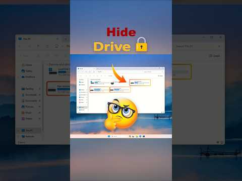 How to Hide Any Drive in Windows (Without Deleting It!) | Simple & Safe Method