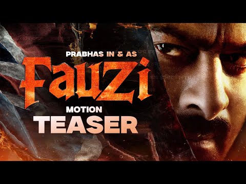 Prabhas FAUZI Movie First Look Motion Teaser 🔥 | Hanu Raghavapudi | Fanmade
