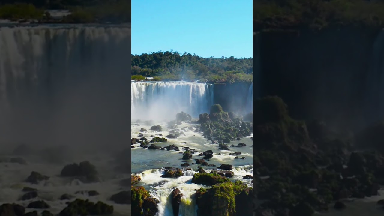 Iguazu Wasserfälle in Brasilien 🌊