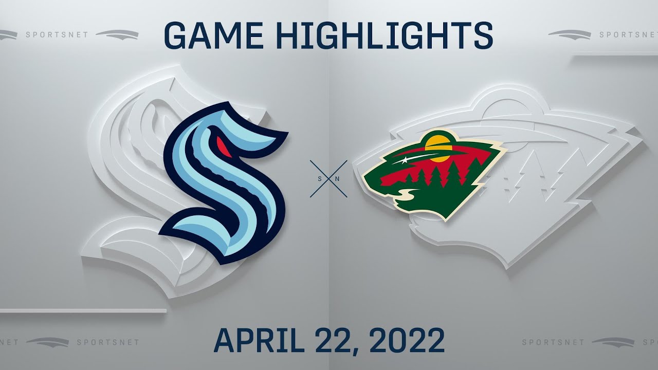 NHL Highlights | Wild vs. Kraken - Apr. 22, 2022
