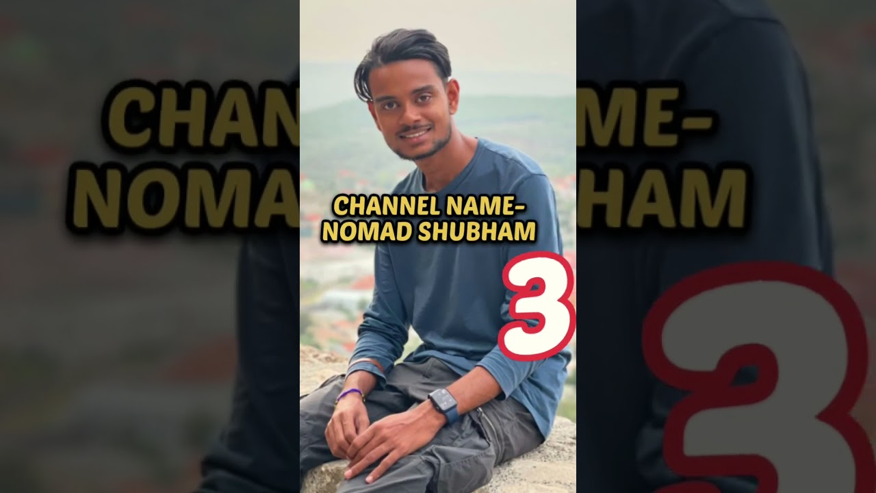 TOP 5 Top 5 Indian Travel Vloggers to Follow 🧳