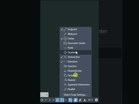midpoint in autocad #shorts #autocad