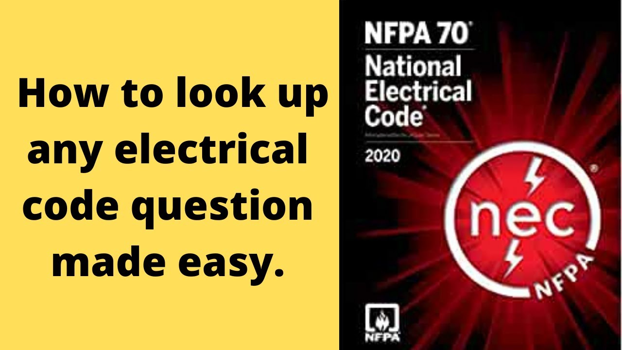 Master the NEC Electrical Code in 5 Minutes ⚡