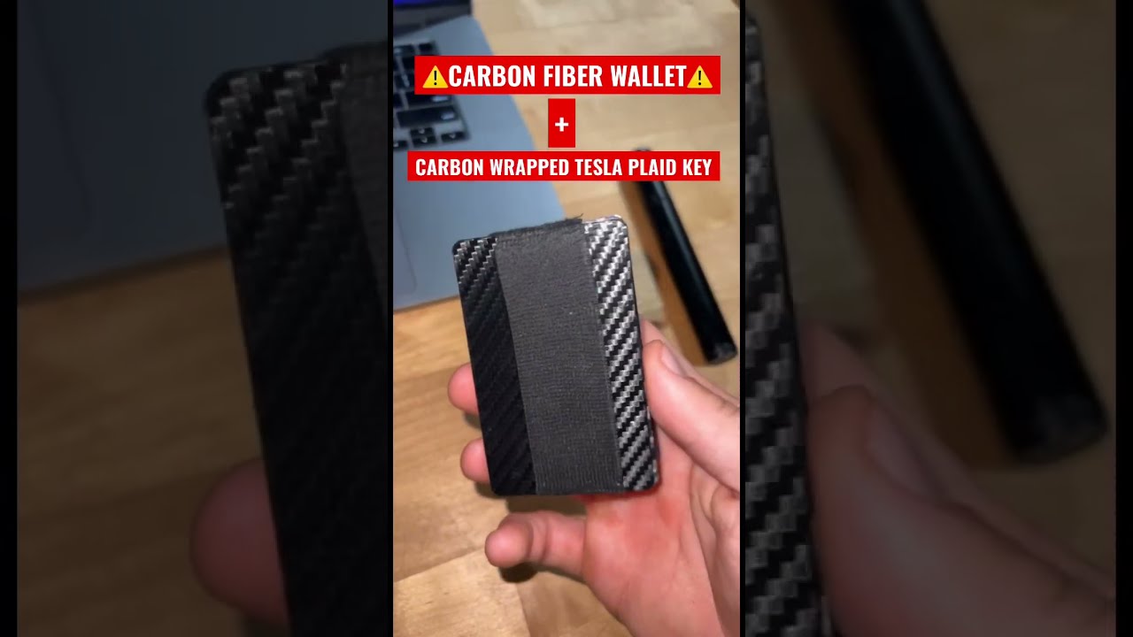 Carbon Wrap Tesla Plaid Key & Wall | Dope or Nope? ⚡