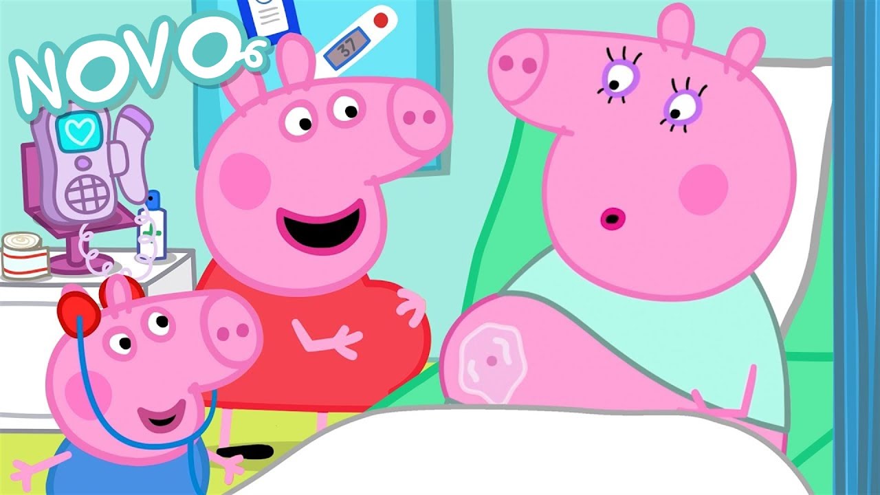 Peppa Pig em Português Brasil 🍼 Primeiro Exame do Bebê - Contos Divertidos