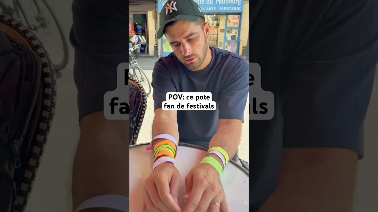 Quand ton pote est le roi des festivals 🎉