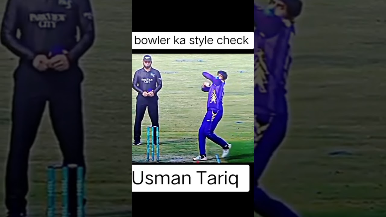 Usman Tariq's Amazing Bowling Action 🔥 | Viral Cricket Short