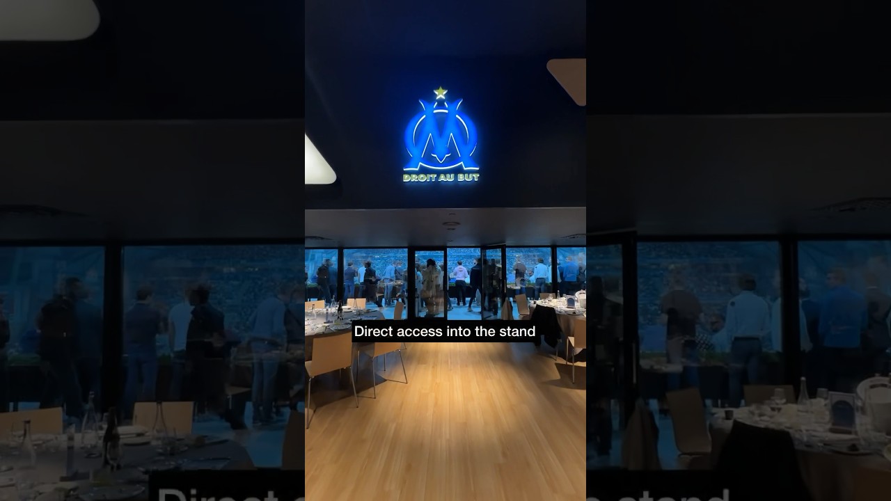 Checking out Olympique de Marseille hospitality inside La Table des Légendes 👀