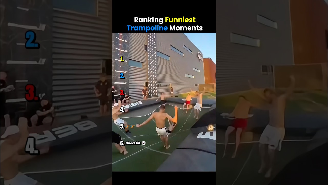 Top 10 Funniest Trampoline Moments
