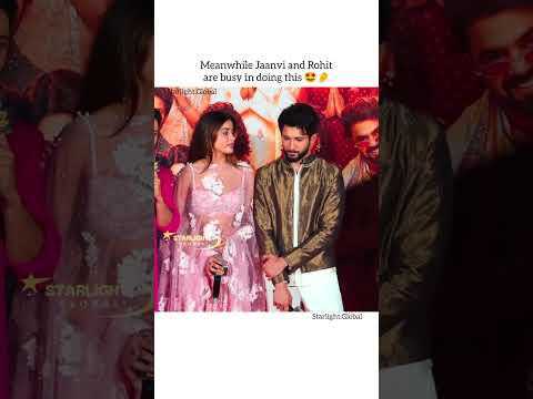 Jaanvi and Rohit cute moments ๐๐ค#janvikapoor #rohit #varundhawan #cutemoments #viral #video #reels