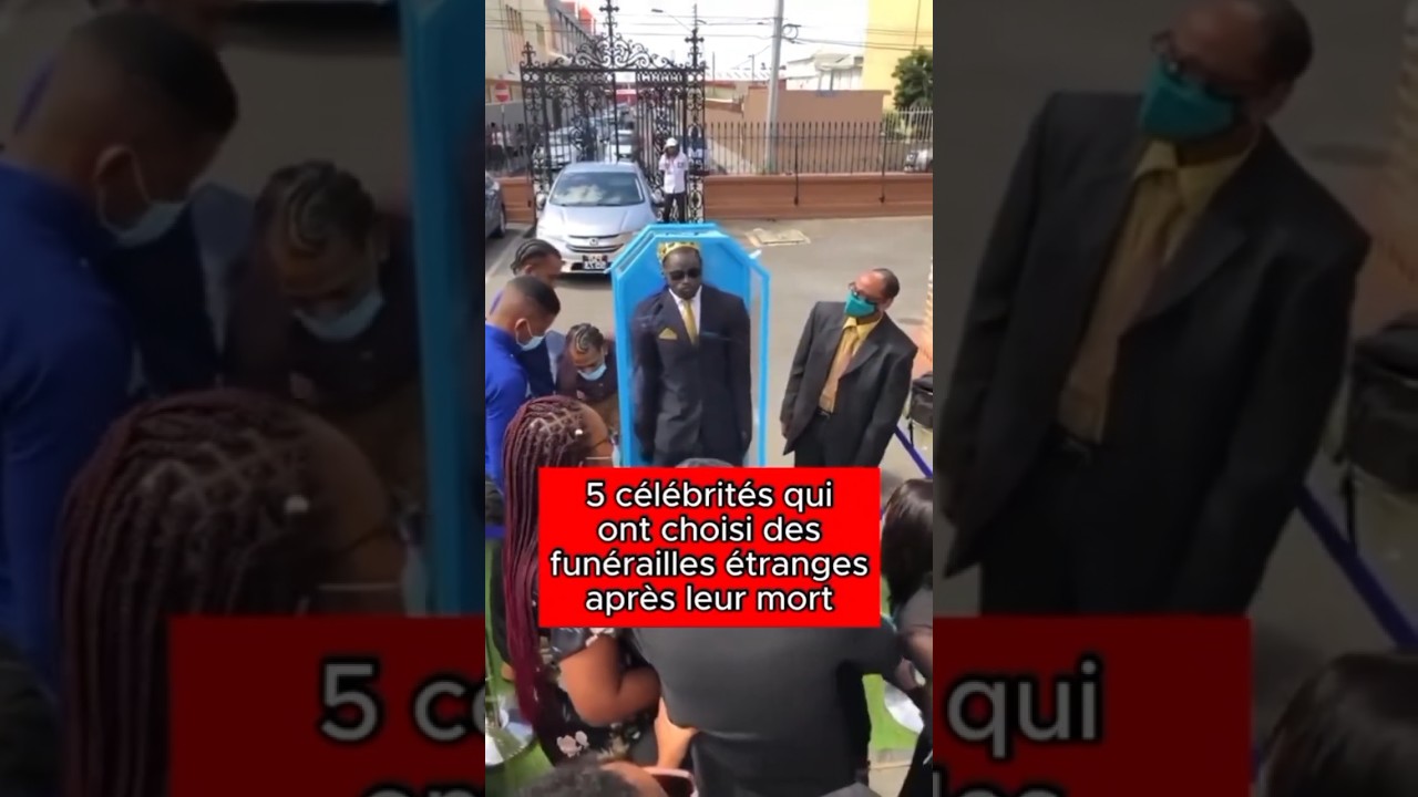5 célébrités avec des funérailles insolites 🎭