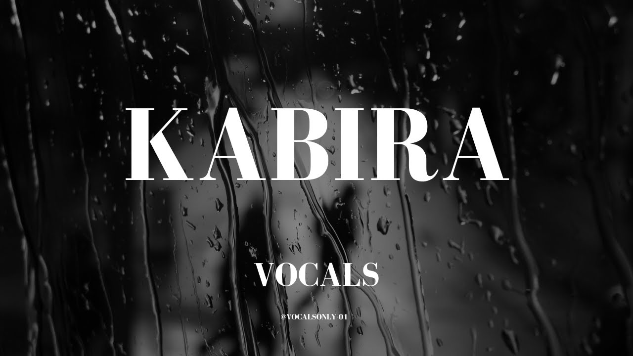 kabira ( without music ) vocals | Yeh Jawaani Hai Deewani | @VocalsOnly-01