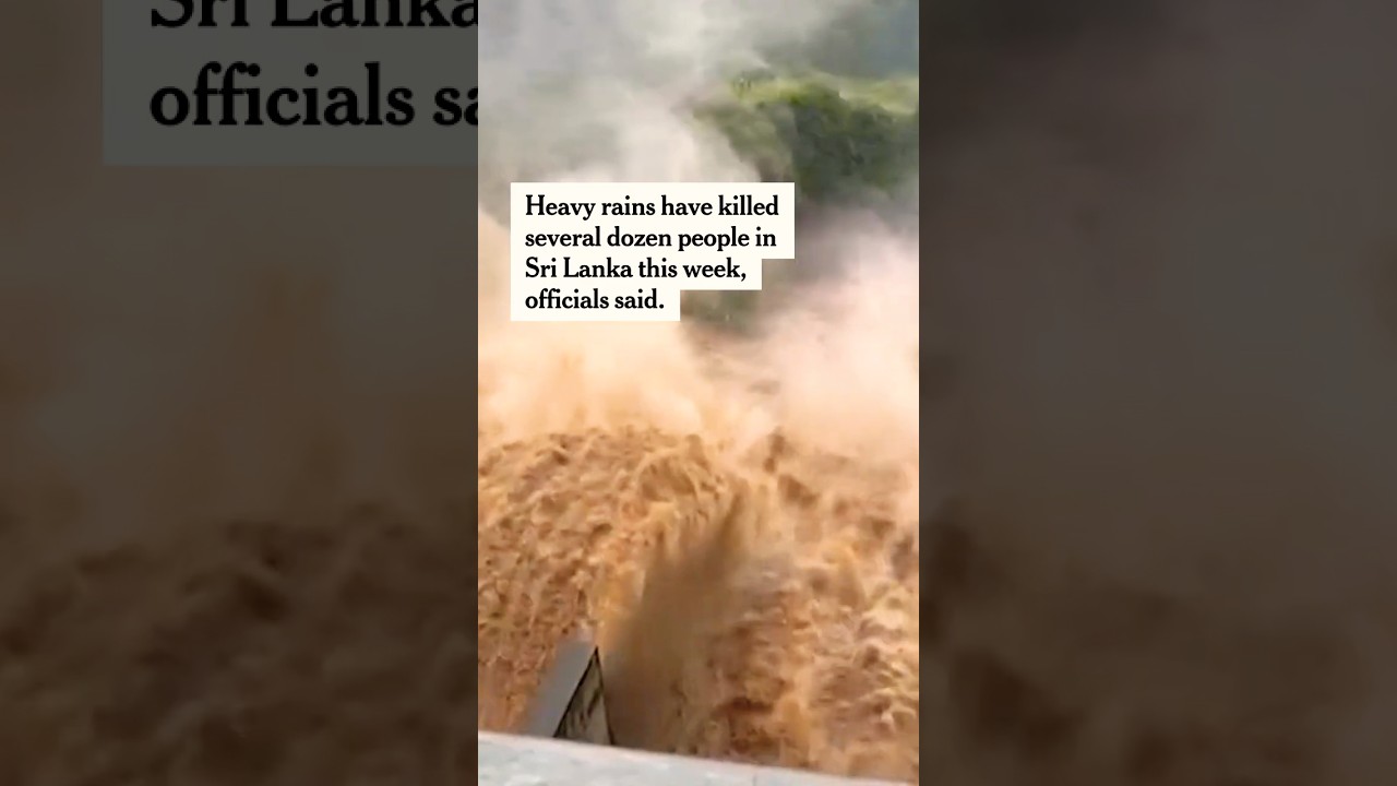 Cyclone Causes Deadly Floods & Landslides in Sri Lanka 🌊