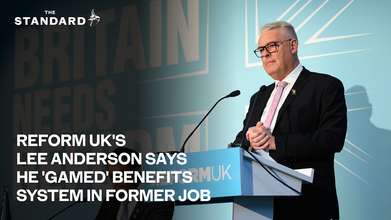 Reform UK's Lee Anderson Admits to 'Gaming' Benefits System and Criticizes Citizens Advice