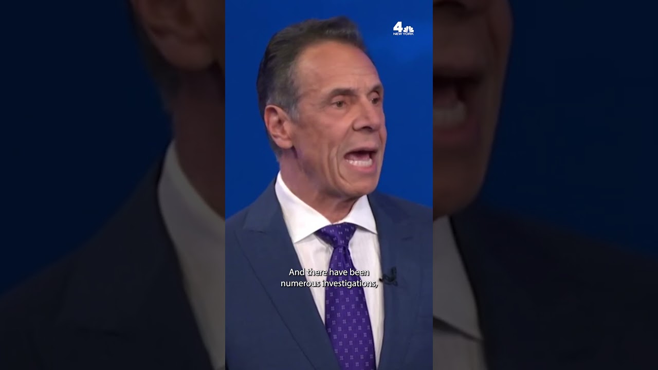 Democratic nominee Mamdani and independent candidate Cuomo trade barbs in first minutes of debate.
