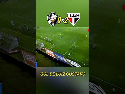 Segundo Gol do São Paulo hoje - Gol de Luiz Gustavo - Vasco x São Paulo - Brasileirão 2025