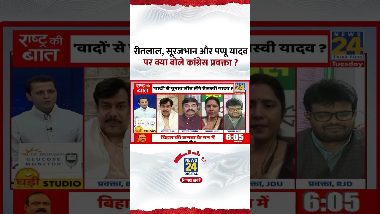 Congress प्रवक्ता का Ritlal, Suraj Bhan & Pappu Yadav पर बयान 🗣️