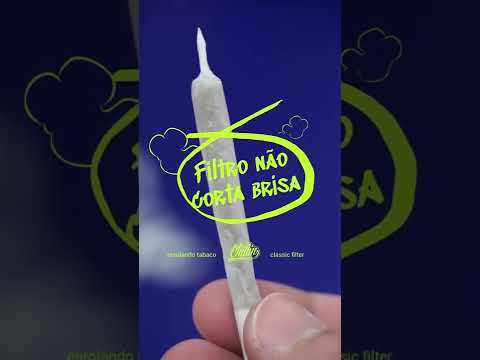 Enrolando Tabaco com Classic Filter da Chillin Brasil