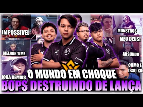 REAÇÃO DO MUNDO com o BOPS DESTRUINDO DE LANÇA! 😱 FFWS GLOBAL 2025 🔥