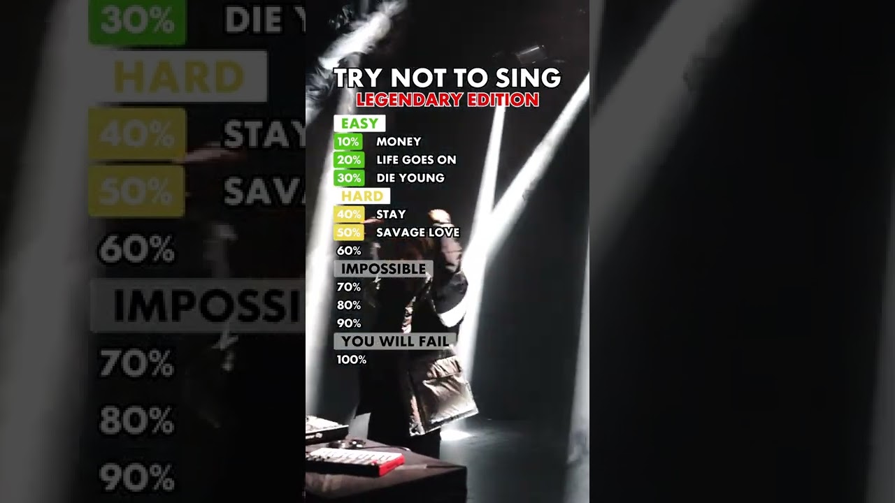 Can You Resist Singing? 🤔 | Try Not to Sing Challenge #Shorts